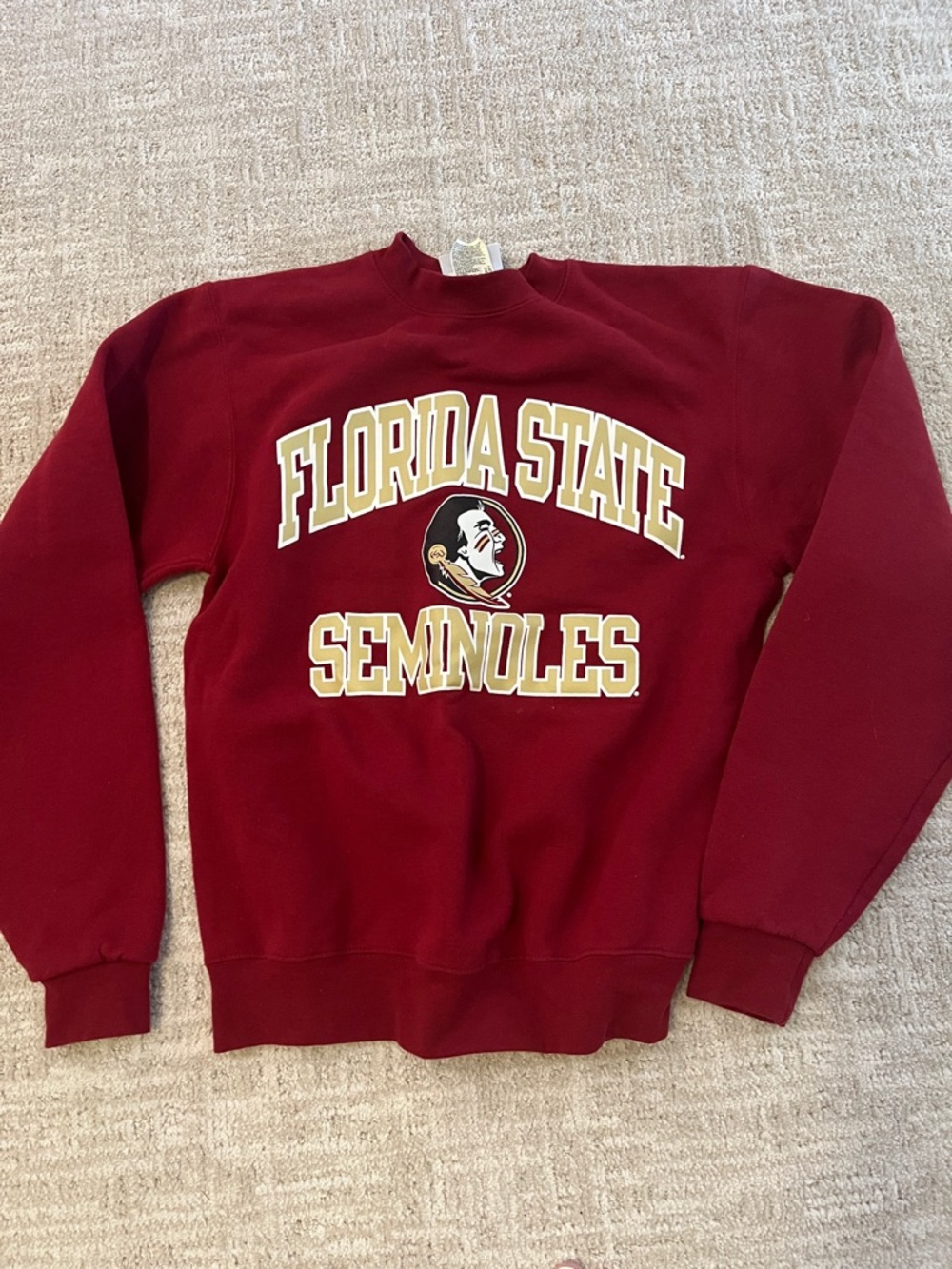 Florida State Seminoles women’s or Men's Maroon Crewneck Sweatshirt